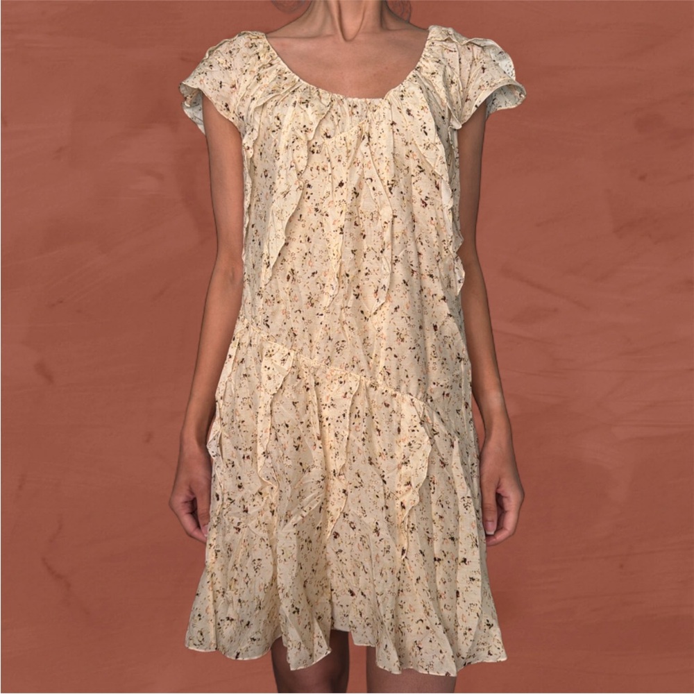 NINA RICCI RUFFLE DRESS